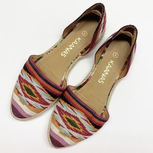 Anthropologie Kaanas Santa Fe D’orsay espadrilles